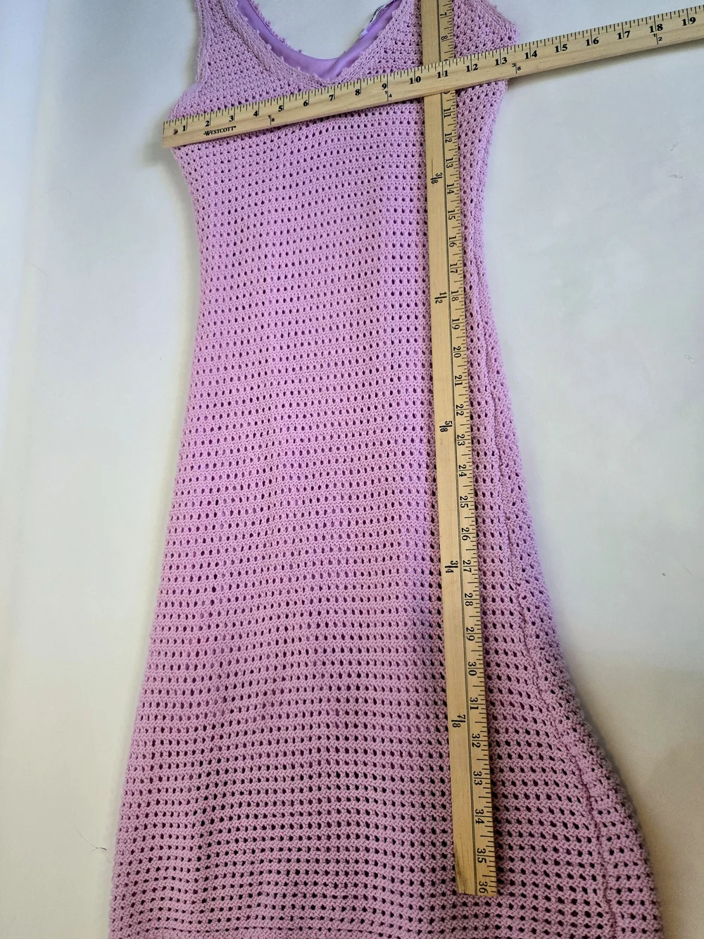 BB Dakota Steve Madden Day Party Pink Crochet Mini V-Neck Dress Womens Size XS